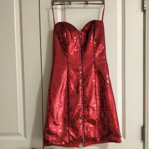 ✨SALE: 2 for 50% off!✨ Red sequin dress - small